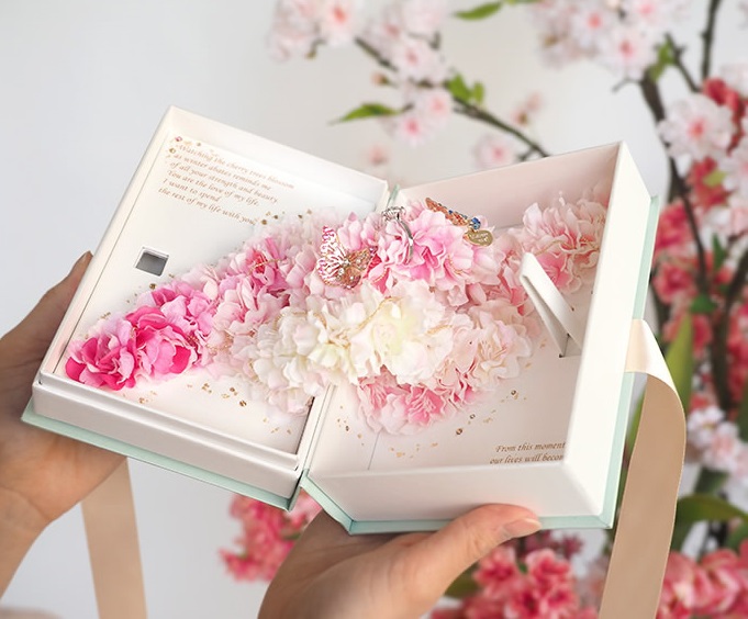  【究極のプロポーズ】Love Book -桜・Sakura-（プロポーズの本）