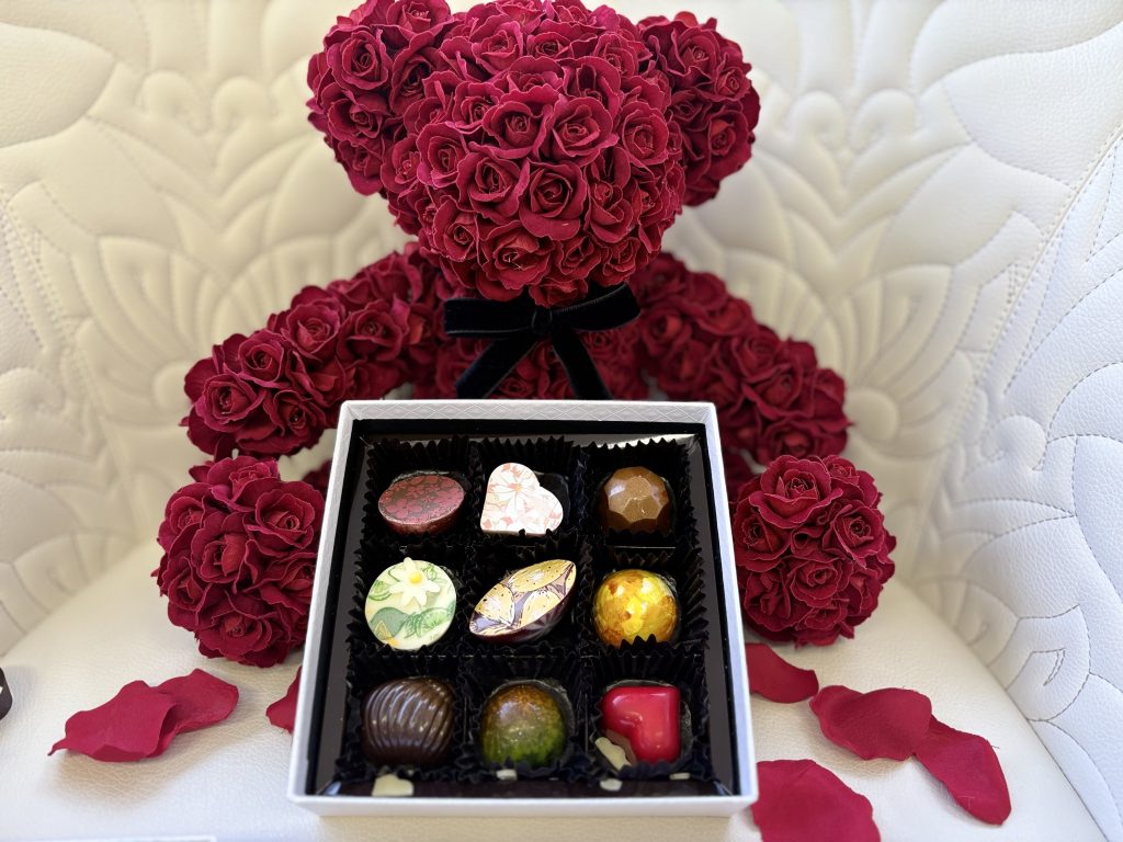 ローズベアとバレンタインチョコレート